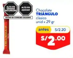 Mass Chocolate triángulo clásico oferta