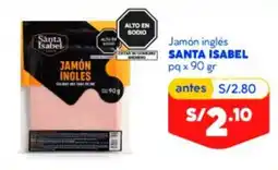 Mass Santa Isabel jamón inglés oferta