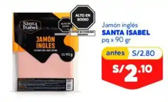 Santa Isabel jamón inglés