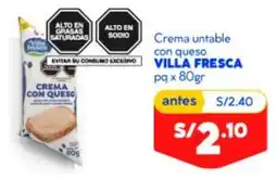 Mass Villa Fresca crema con queso oferta