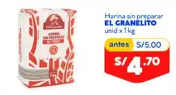 Mass El Granelito harina sin preparar de trigo oferta