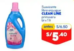 Mass Clean Line suavizante libre enjuague primavera oferta