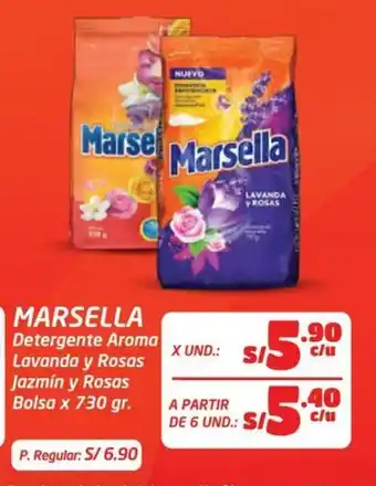 Marsella Detergente Aroma Lavanda y Rosas Jazmín y Rosas