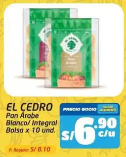 MaxiAhorro El Cedro Pan Árabe Blanco/Integral oferta