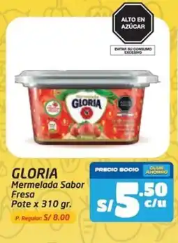 MaxiAhorro Gloria mermelada sabor fresa oferta
