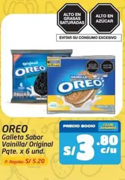 MaxiAhorro Oreo galleta sabor vainilla original oferta
