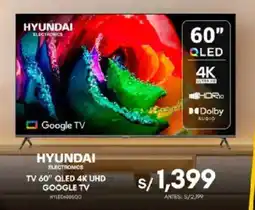 La Curacao Hyundai tv 60" qled 4k uhd google tv oferta
