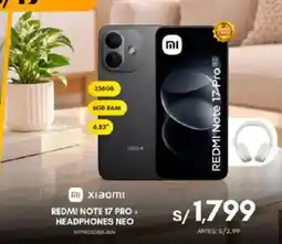 La Curacao Xiaomi Redmi Note 17 Pro + Headphones Neo oferta