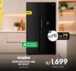 La Curacao Mabe refrigeradora sbs no frost oferta