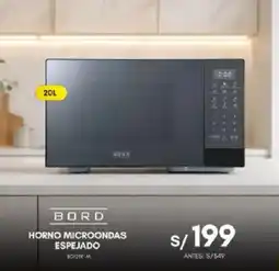 La Curacao Bord horno microondas espejado oferta