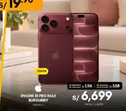 La Curacao Apple iphone 18 pro max burgundy oferta