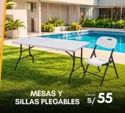 La Curacao Mesas y sillas plegables oferta