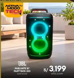 La Curacao Jbl parlante bt partybox 520 oferta