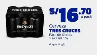 Tres Cruces lager