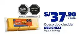 Makro Delichizz queso tipo cheddar oferta
