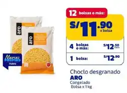Makro Aro choclo desgrano congelado oferta