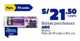 Makro Aro bolsas para basura oferta
