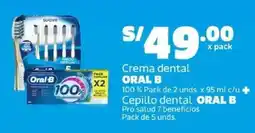Makro Oral B crema dental + cepillo dental oferta