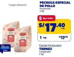 Makro Pechuga especial de pollo oferta