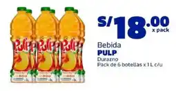 Makro Pulp bebida durazno oferta