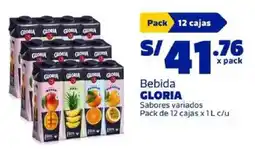 Makro Bebida Gloria Sabores variados oferta