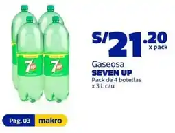 Makro Seven Up gaseosa oferta