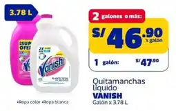 Makro Vanish quitamanchas liquido oferta