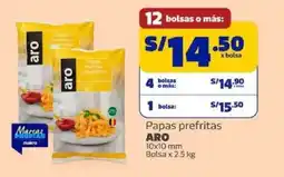Makro Aro papas prefritas oferta