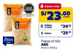 Makro Aro papas al hilo oferta