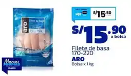 Makro Aro filete de basa oferta