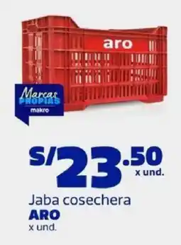 Makro Aro jaba cosechera oferta