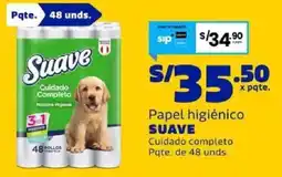 Makro Suave papel higiénico cuidado completo oferta