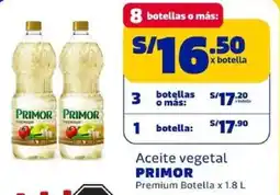 Makro Primor aceite vegetal oferta