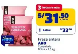 Makro Aro fresa entera congelada oferta
