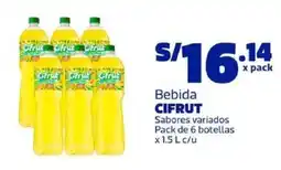 Makro Cifrut bebida sabores variados oferta
