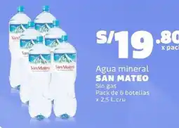 Makro San Mateo agua mineral oferta