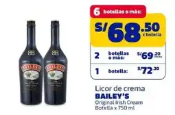 Makro Bailey's licor de crema original irish cream oferta