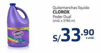 Makro Quitamanchas líquido clorox 3785ml oferta