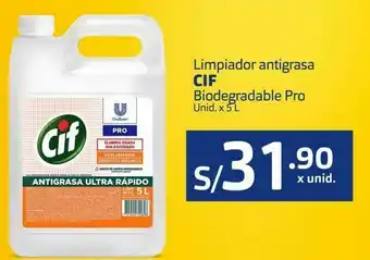 Makro Limpiadores cif 5lt oferta