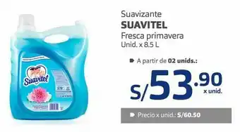 Makro Suavizante suavitel fresca primavera 8.5l oferta