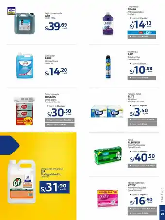 Makro Limpiadores cif oferta