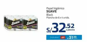 Makro Papel higiénico suave black plancha de 6 x 4un oferta