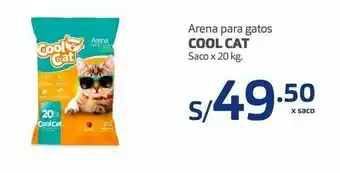 Makro Arena para gatos cool cat 20kg oferta
