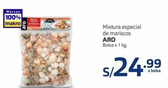 Makro Mixtura especial de mariscos aro bolsa x 1 kg oferta