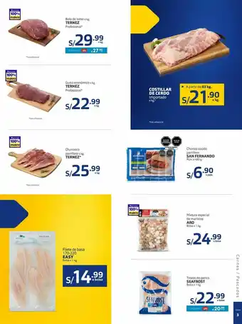 Makro Costillar de cerdo kg oferta