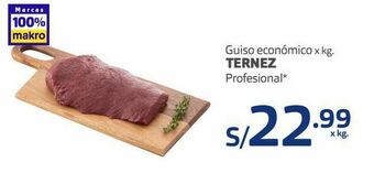 Makro Guiso económico x kg. ternez profesional oferta