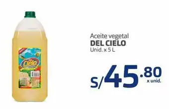 Makro Aceite vegetal del cielo unid. x 5 l oferta