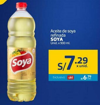 Makro Aceite de soya refinada soya unid. x 900 ml. oferta