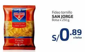 Makro Fideo tornillo san jorge bolsa x 250 g. oferta