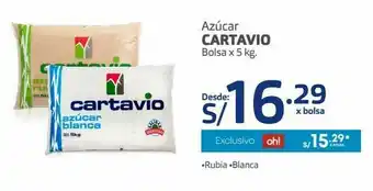 Makro Azúcar cartavio bolsa x 5 kg oferta